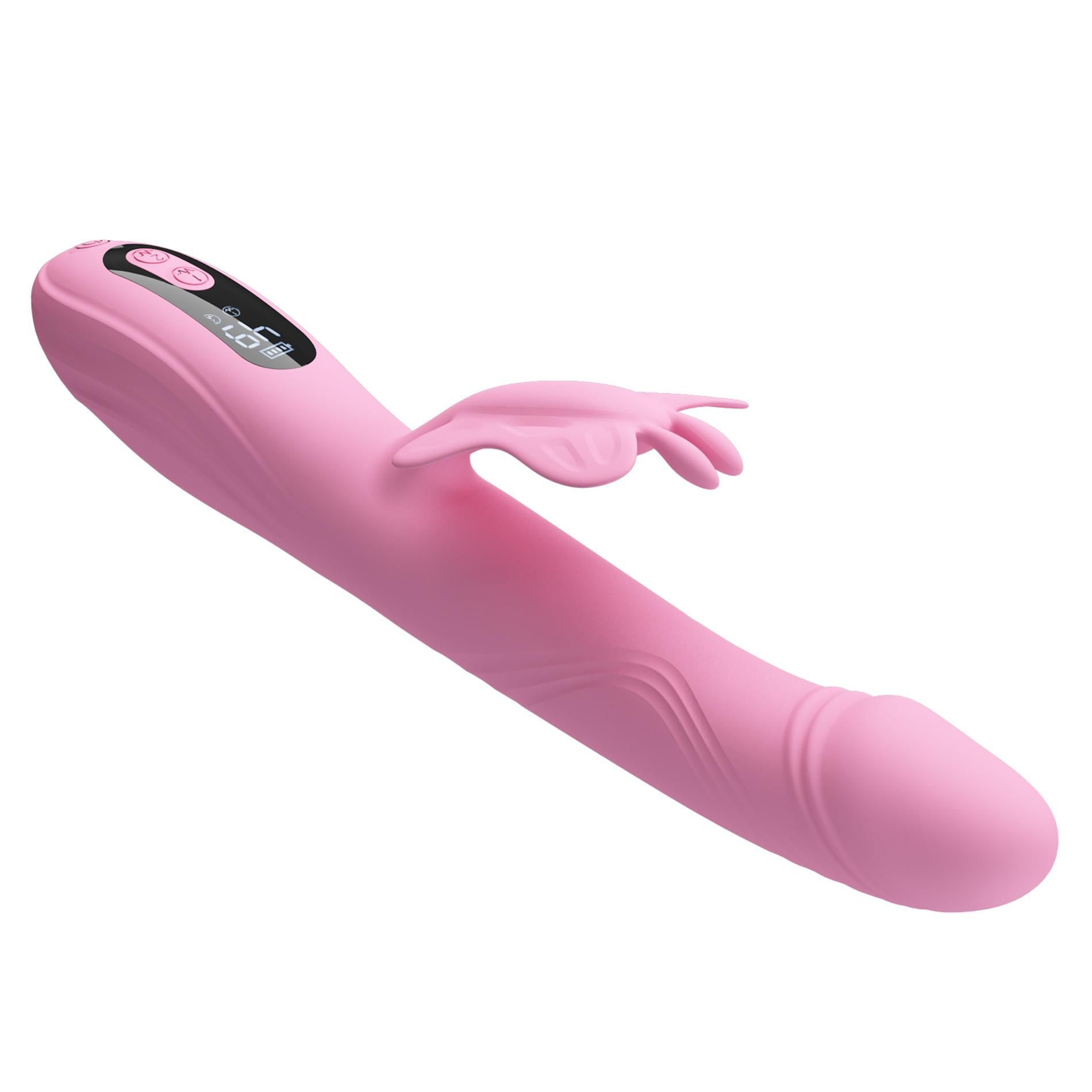 Вибратор-кролик Pretty Love Bella Pink, 24 см (розовый)