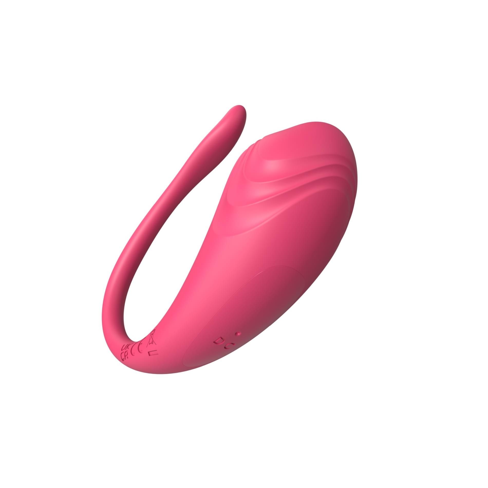 Виброяйцо Boss Series App Love Egg, 17.3 см (розовый)