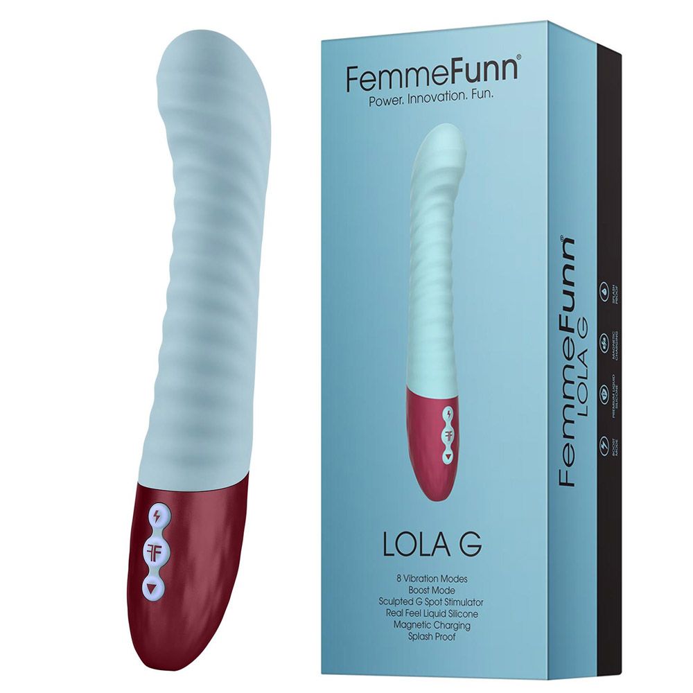 Dream Toys Lola G - Wibrator, Niebieski, 23.9 cm
