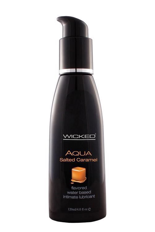Lubrykant na bazie wody Wicked Aqua Salted Caramel, 120 ml