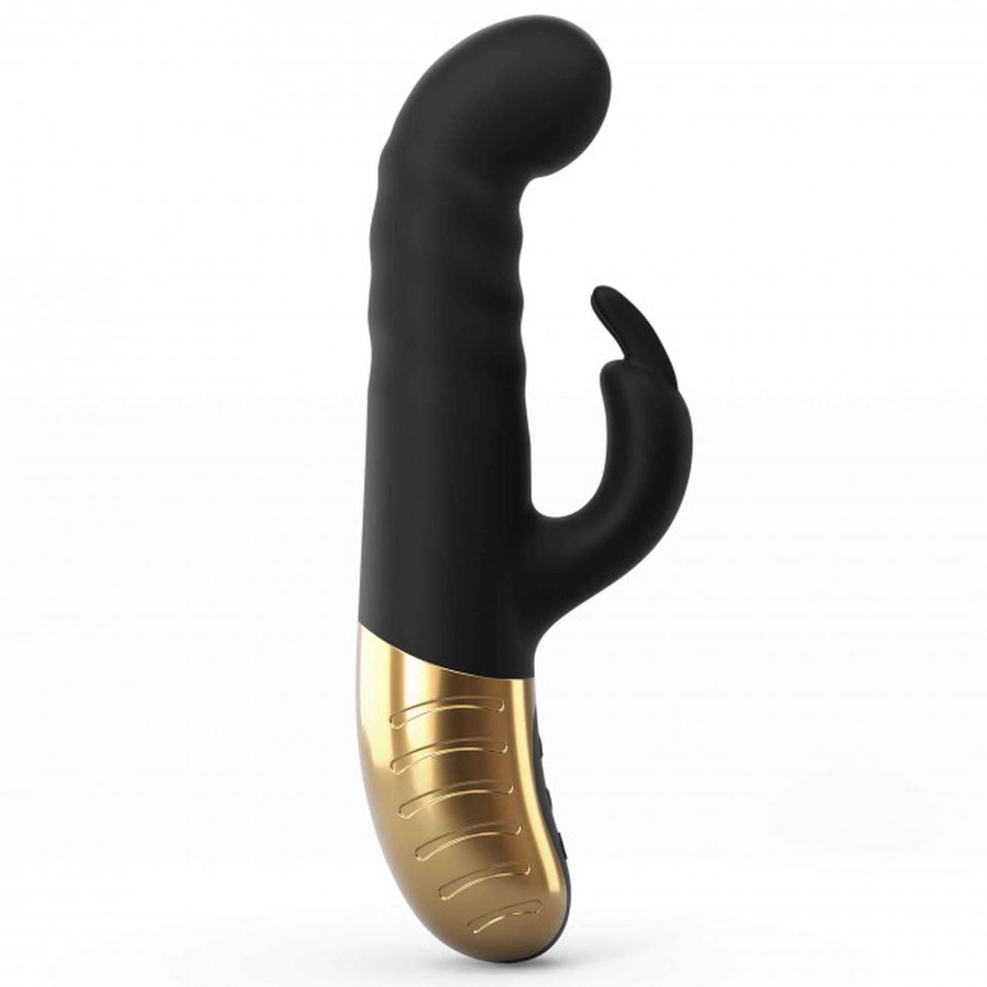 Вибратор кроликс Dorcel G-Stormer, 23.5х3.9 см (черный)