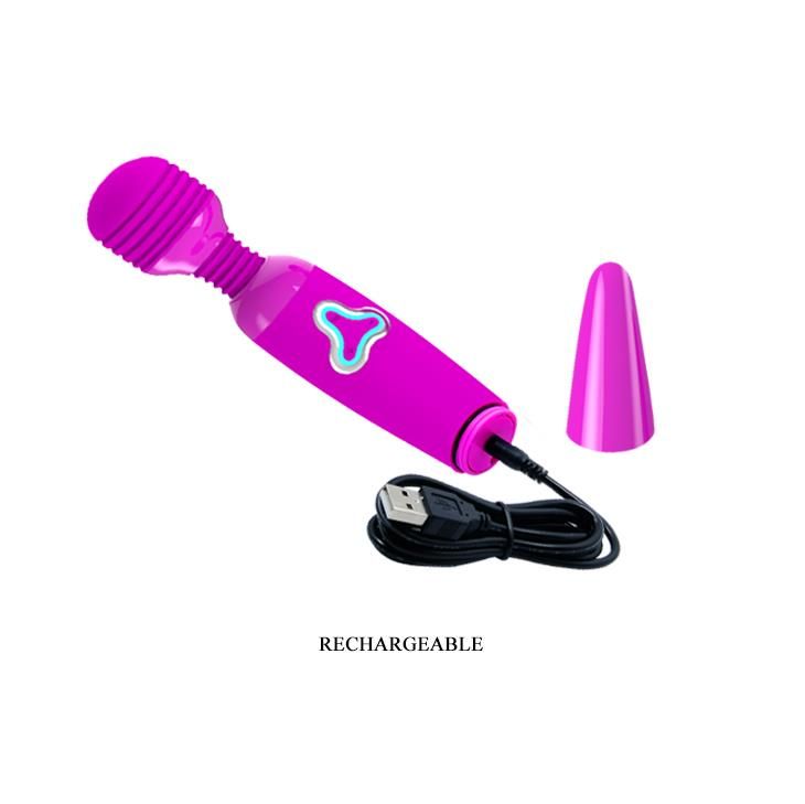 Вибромассажер Pretty Love Flirtacious Wand, 25 см (розовый)