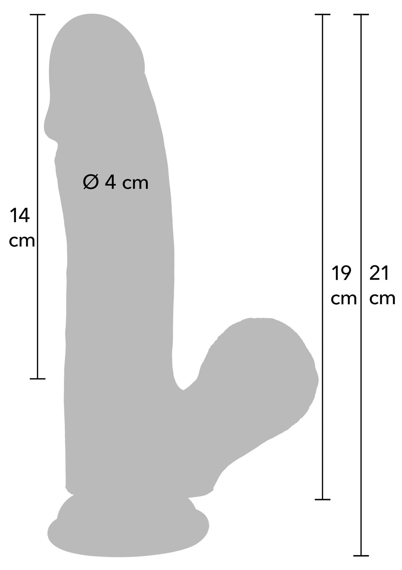 Фаллоимитатор Hidden Desire Realistic Dildo, 19 см (телесный)