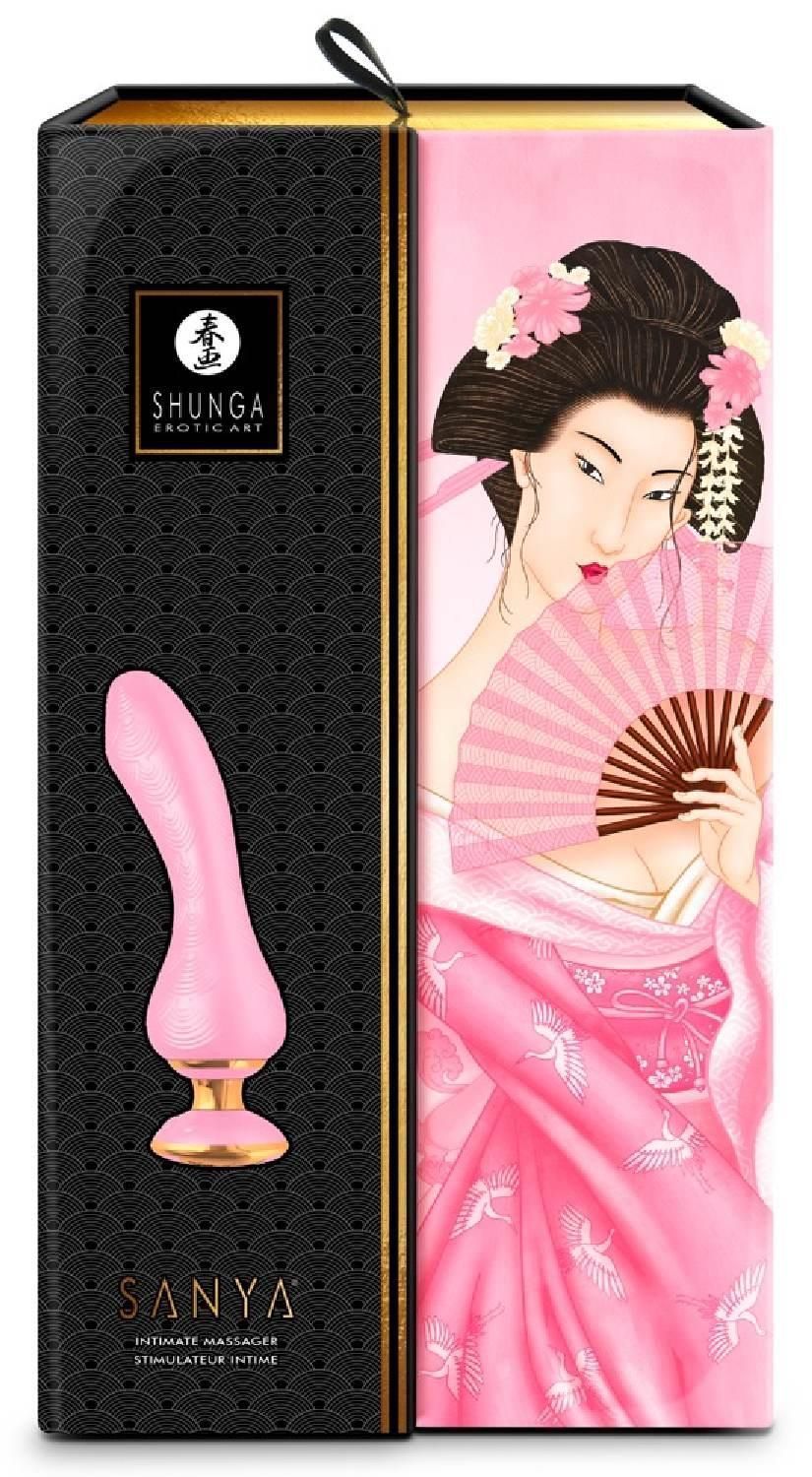Вібратор Shunga Sanya Intimate, 18.5 см (рожевий)