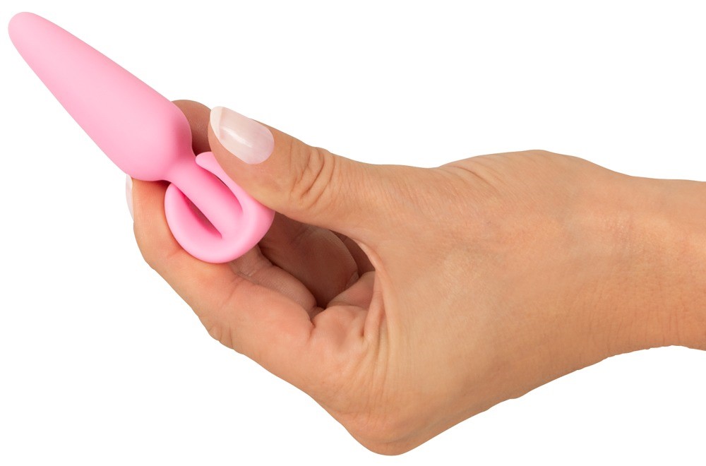 Korek analny Cuties Mini Butt Plug, 8,4 cm (różowy)