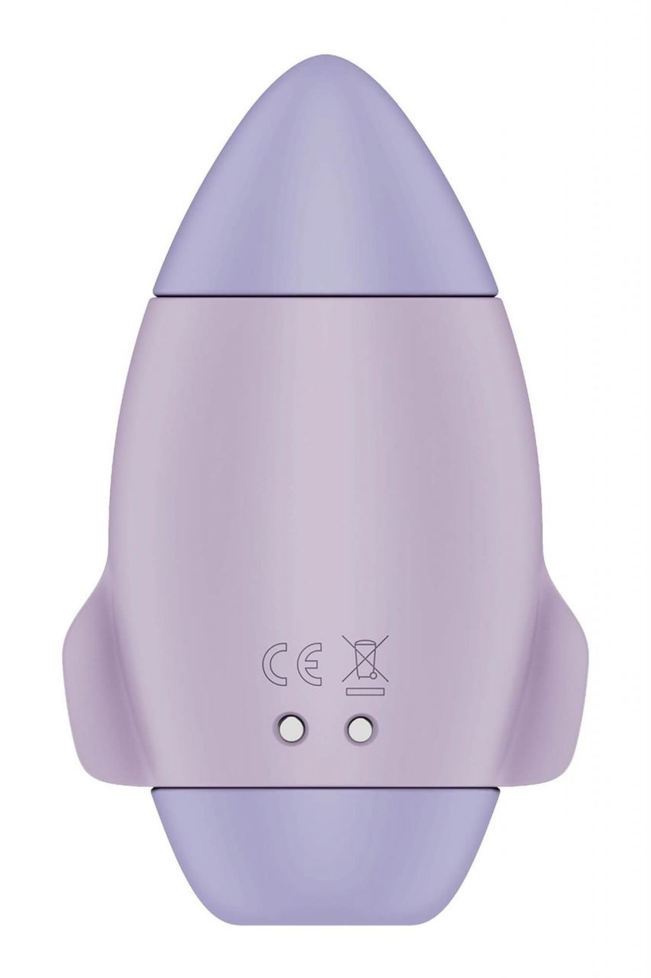 Вакуумний стимулятор клітора з вібрацією Satisfyer Mission Control (фіолетовий)