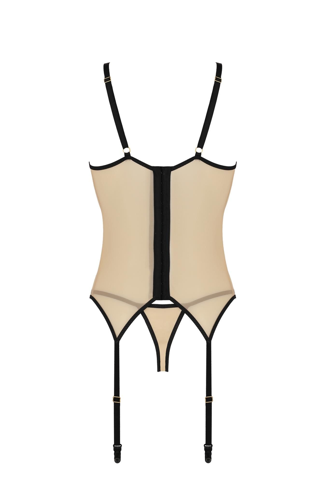 Seksowny komplet Casmir Daisy, XXL/XXXL (beżowy)