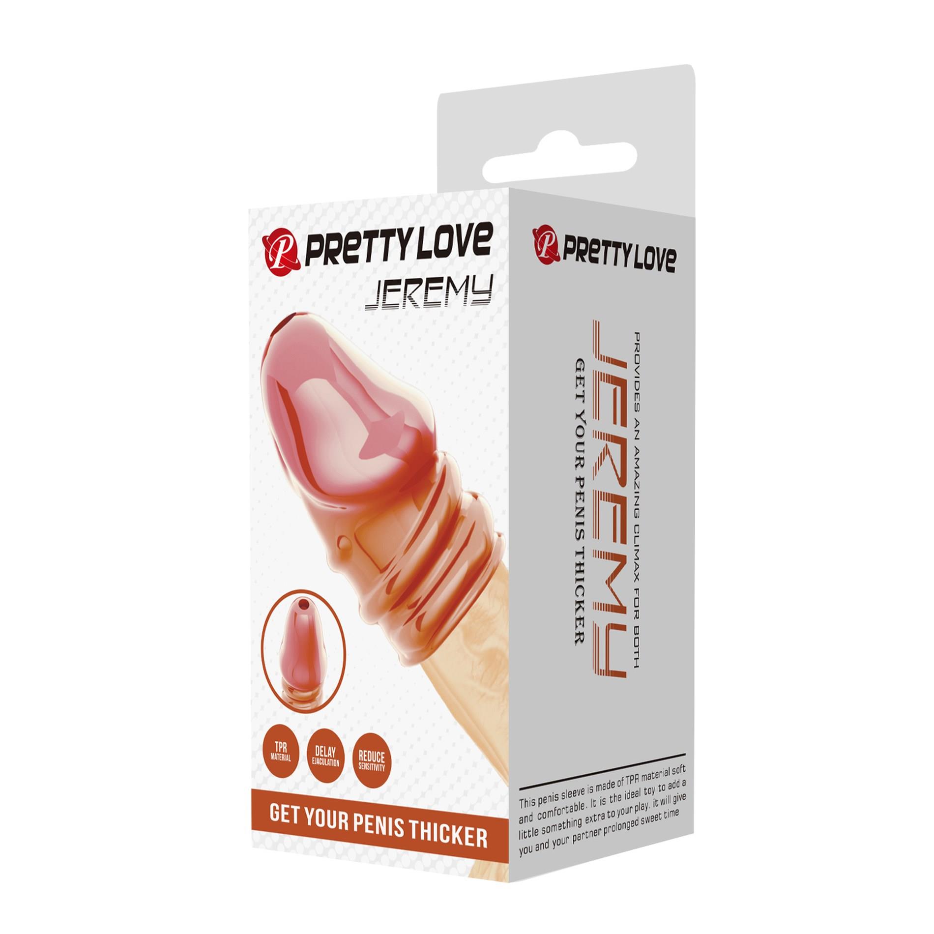 Насадка на пенис Pretty Love Jeremy, 7 см (мульти)