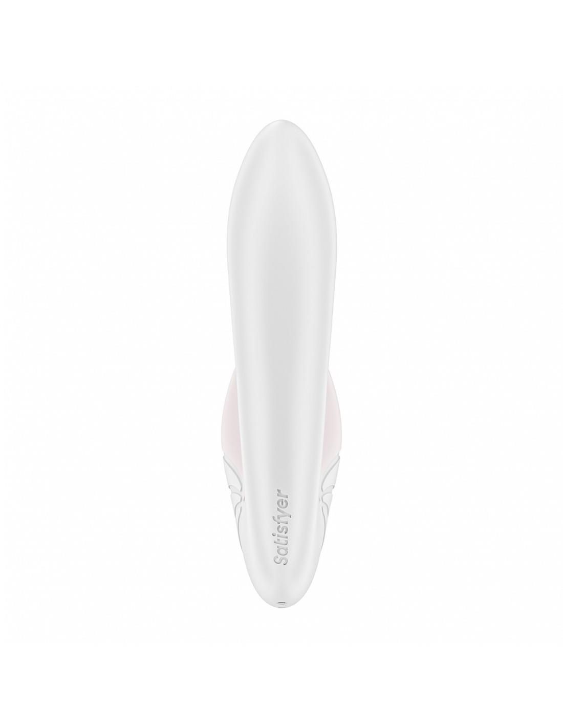 Вакуумный стимулятор клитора с вибрацией Satisfyer Supernova (белый)