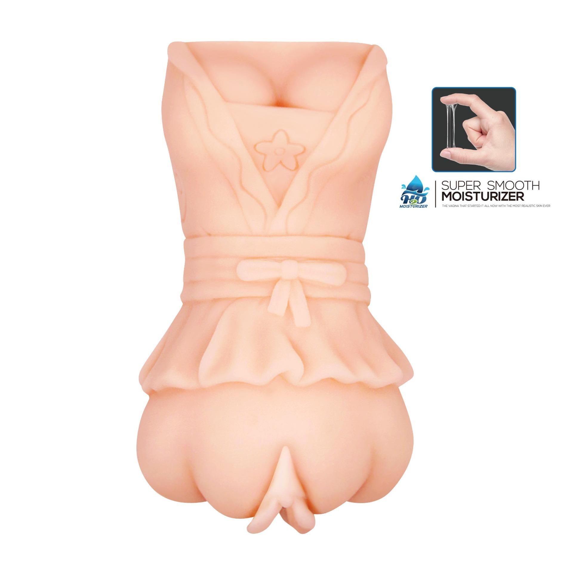 Crazy Bull Realistic Vagina - Realistyczny masturbator, W kolorze cielistym, 14 cm