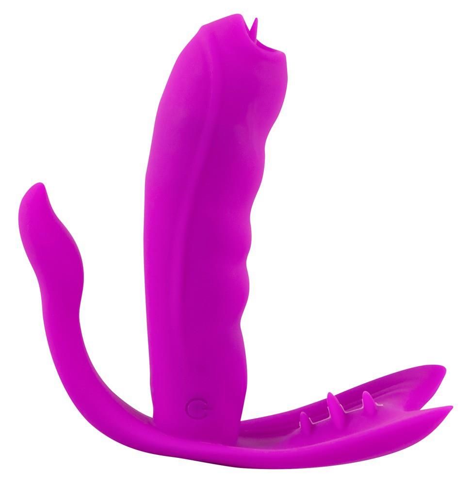 Вибратор Javida Licking Panty Vibe, 11 см (розовый)