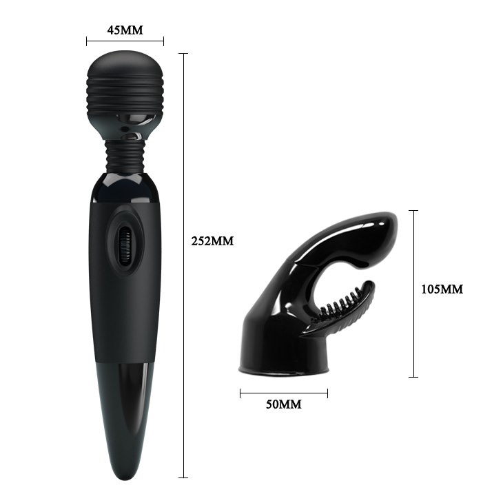 Вибратор Baile Sensual Massager, 25 см (черный)