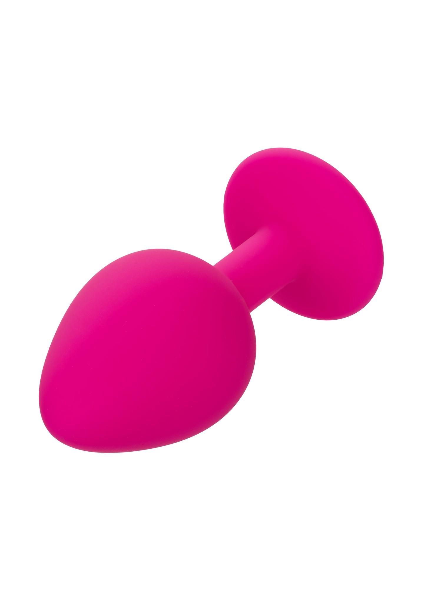 Набор анальных пробок Calexotics Cheeky Gems, 3 шт (розовый)