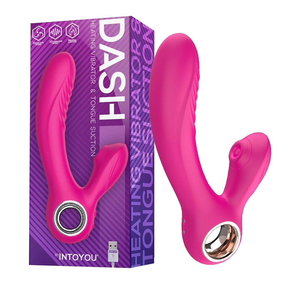 INTOYOU Dash 2.0 Softer Tip - Wibrator, Różowy, 18.6 cm