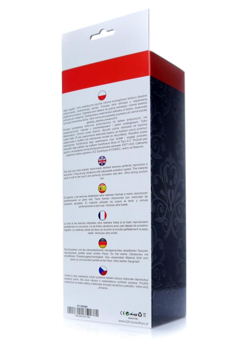 Вібратор B - Series EasyLove Mr. Perfect Vibration, 24 см (тілесний)