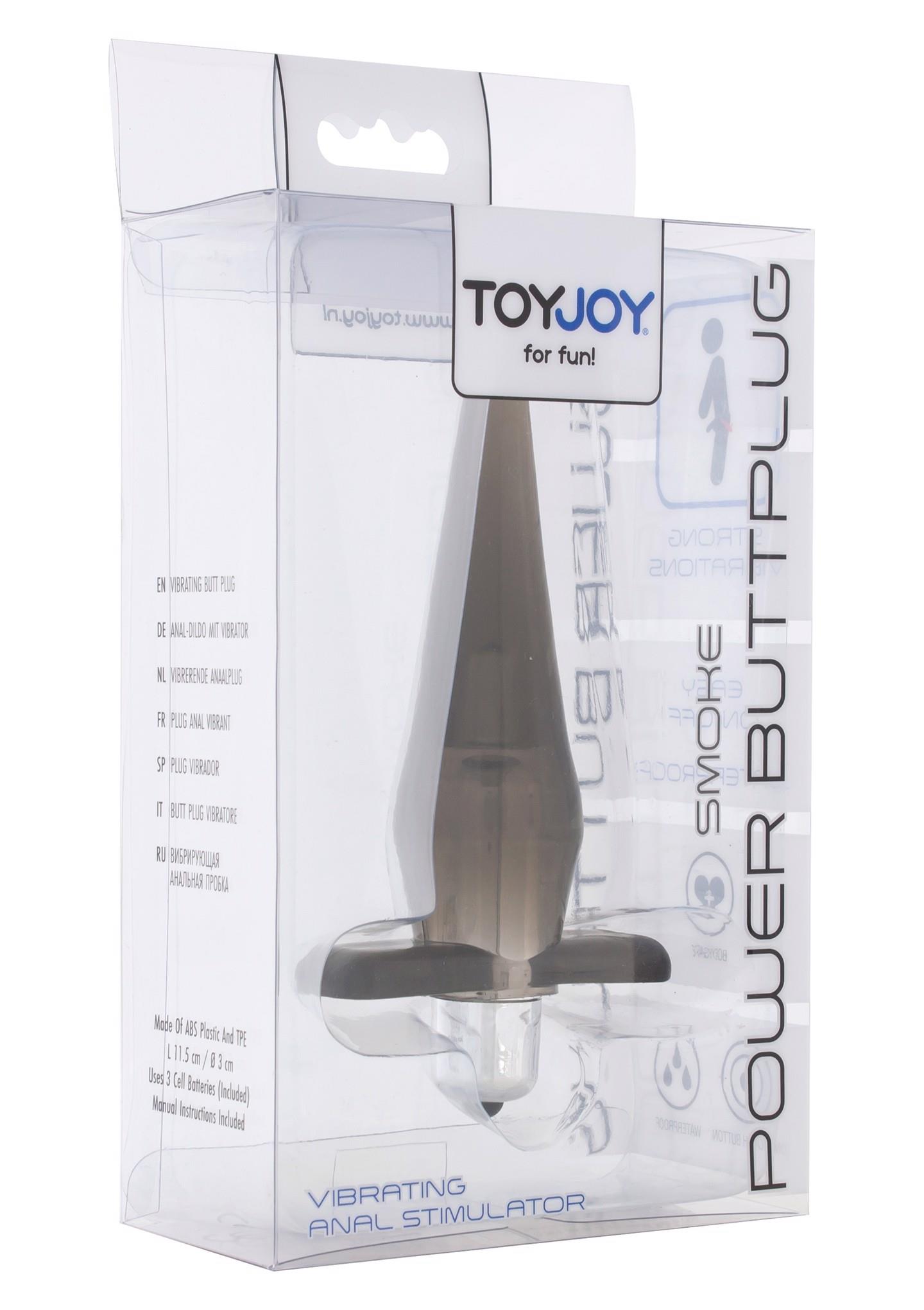 TOYJOY - Korek analny, Szary, 11.5 cm