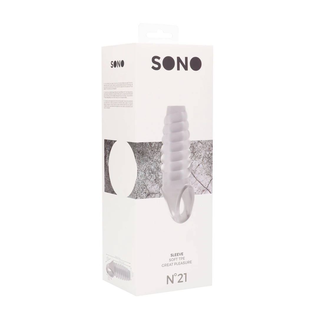 Насадка на пенис Sono Dong Extension No.21, 20.5 см (прозрачный)