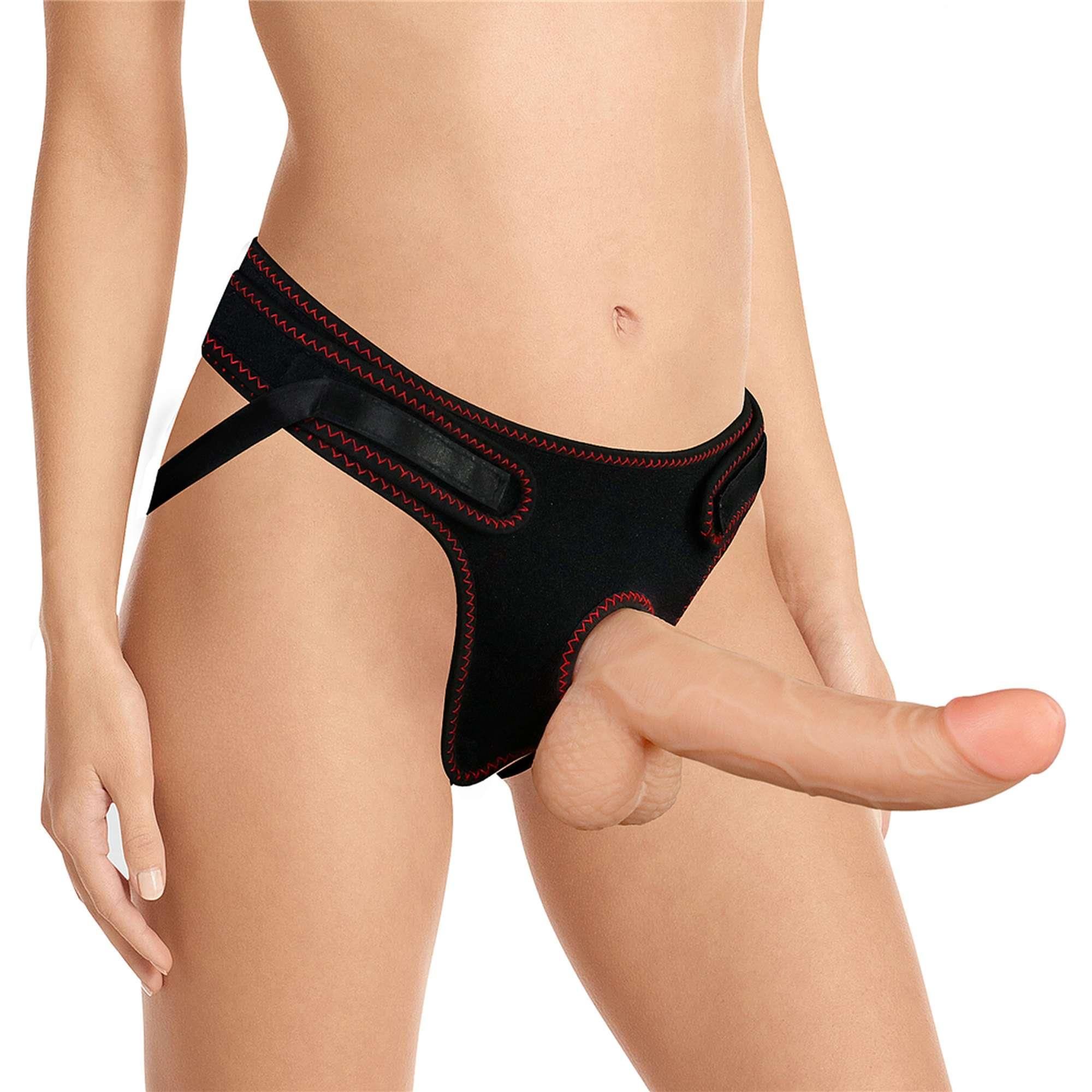 Страпон LoveToy Ingen Easy Strapon Set, 21,5 см (телесный)