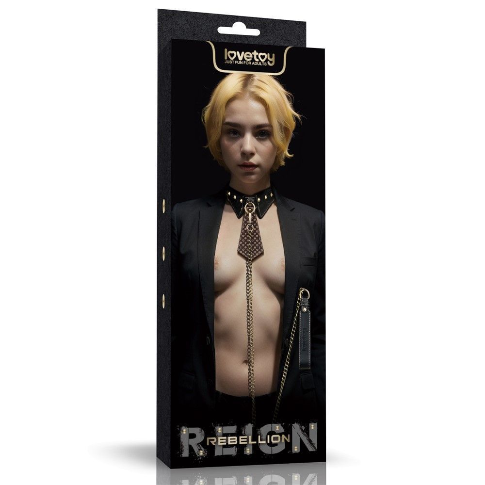 Нашийник Rebellion Reign Collar (коричневий)