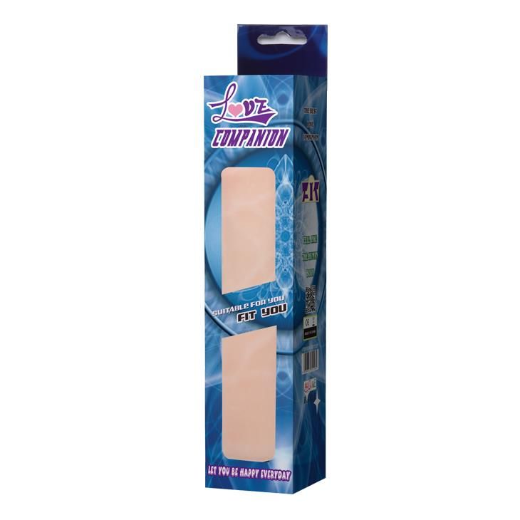 Вибратор Baile Love Companion, 25 см (телесный)
