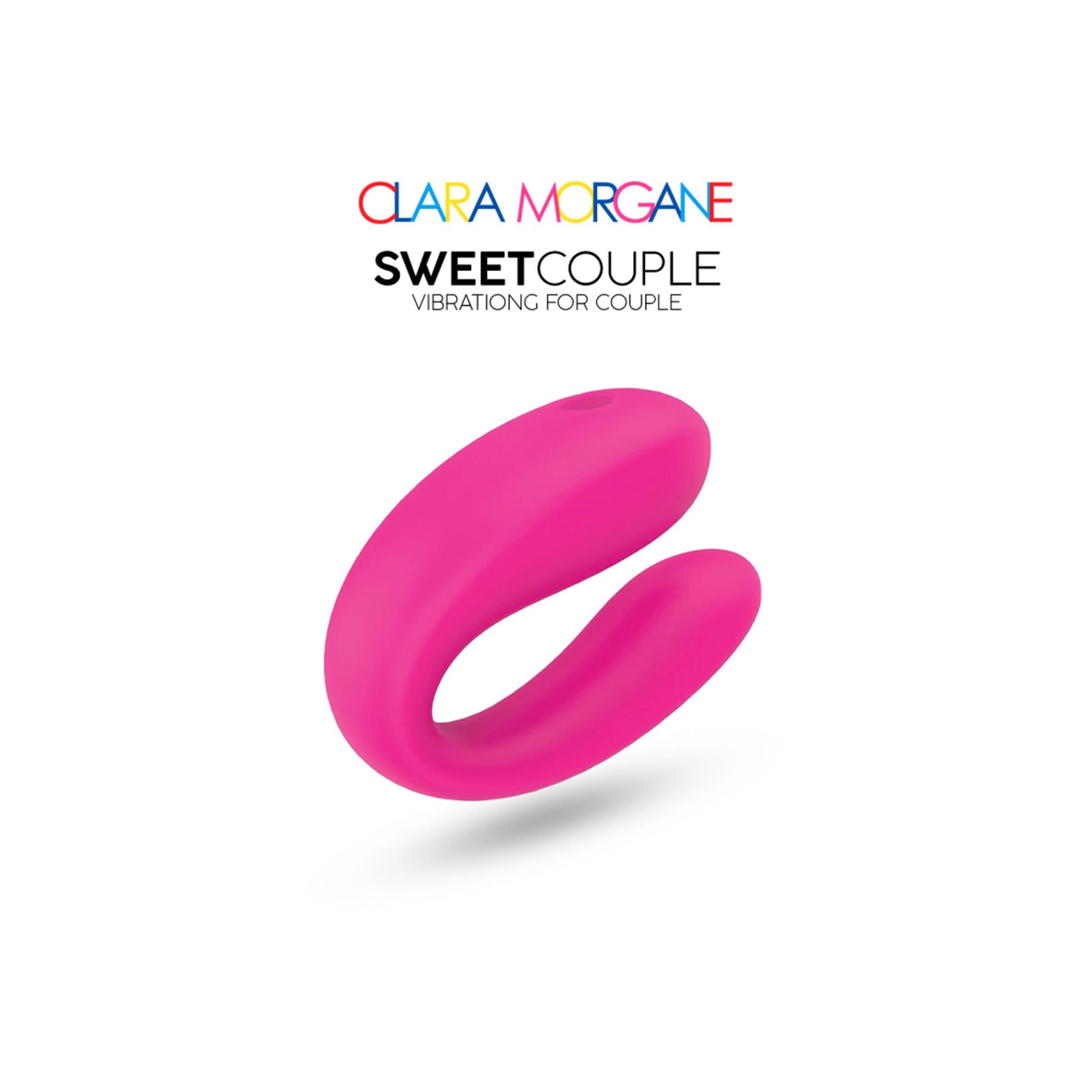 Вибратор Clara Morgane Sweet Couple, 6.8 см (розовый)