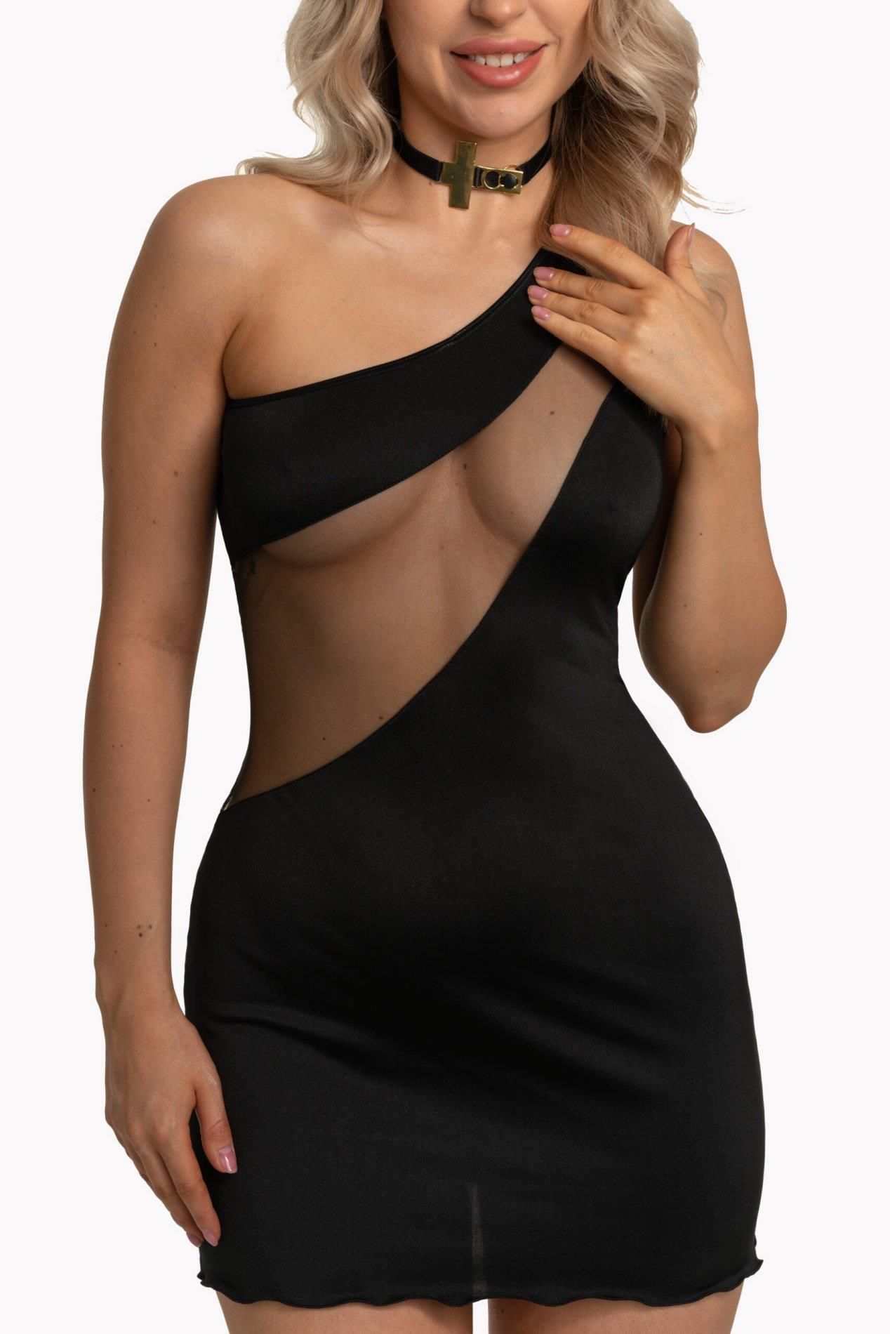 Мини-платье Anais Karen, XXL/XXXL (черный)