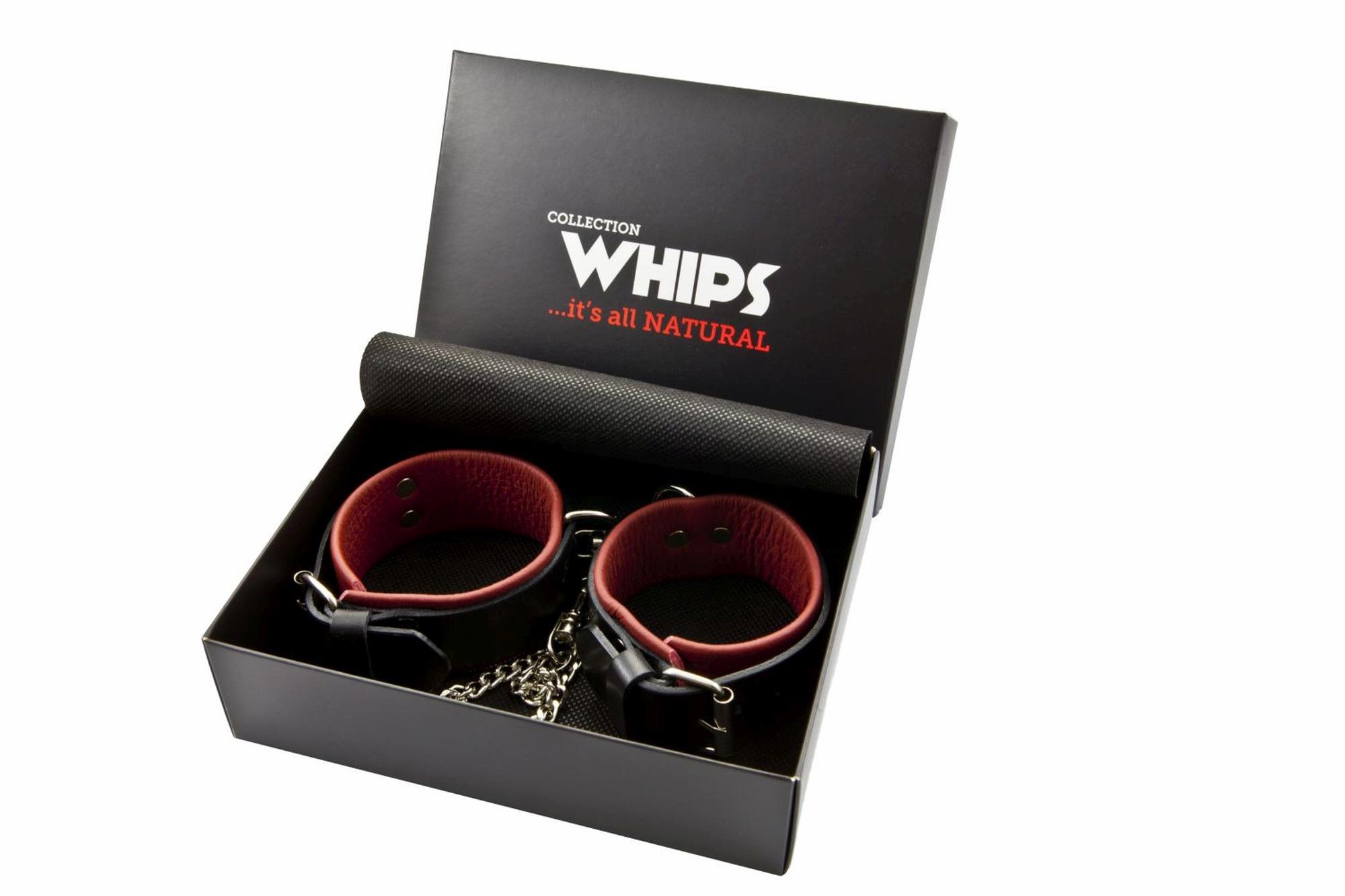 Whips Collections Whips - Kajdanki, Czarny, 22 cm