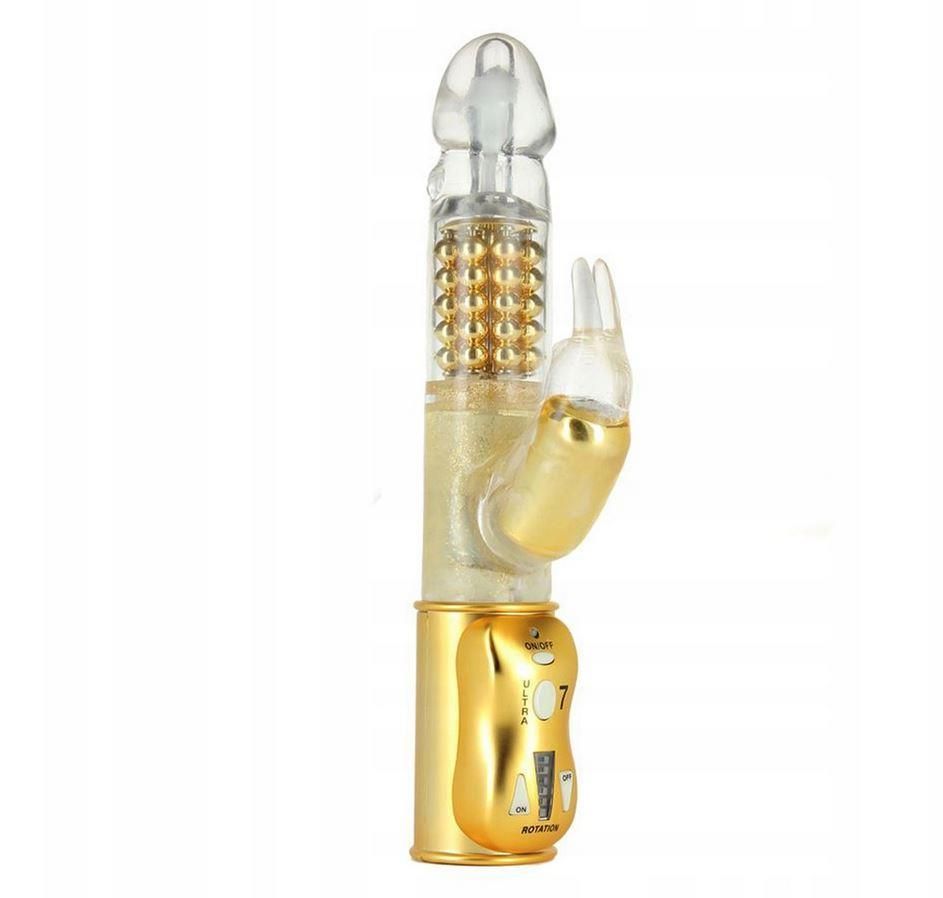 Вібратор кролик Dorcel Orgasmic Rabbit, 25 см (золотий)