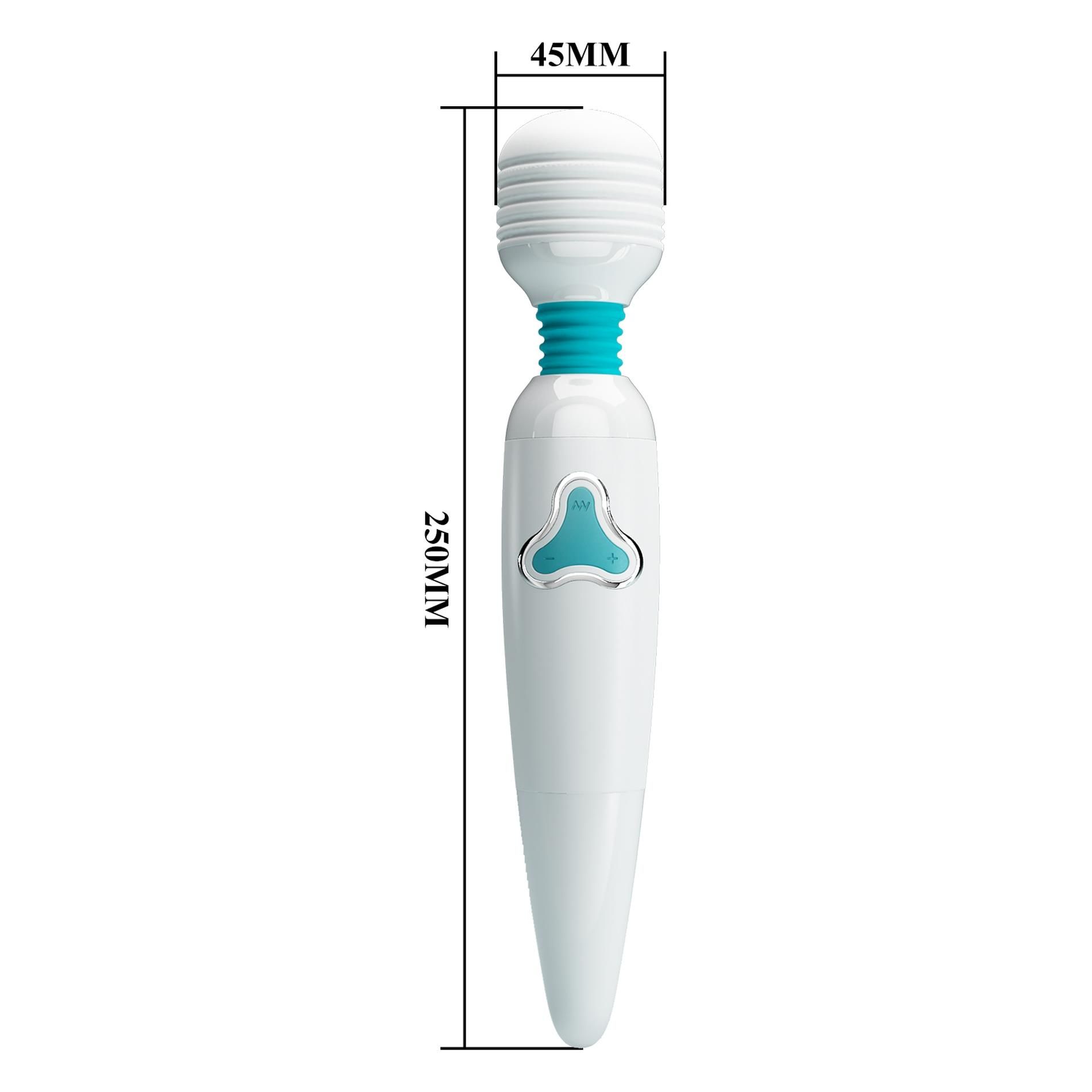Вибромассажер Pretty Love Body Wand Cloud, 25 см (белый)