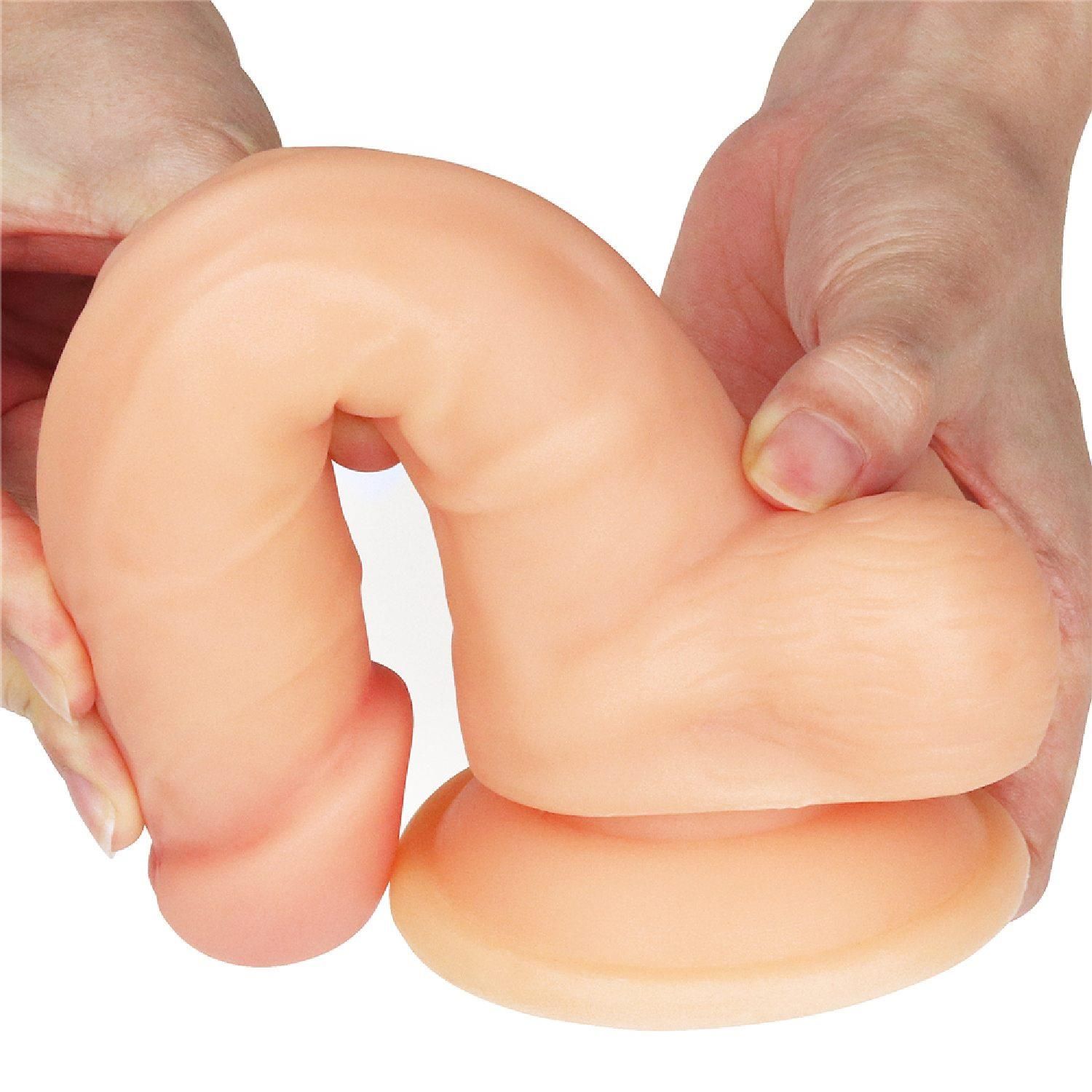 Фаллоимитатор LoveToy Ultra Soft Dude, 20 см (телесный)