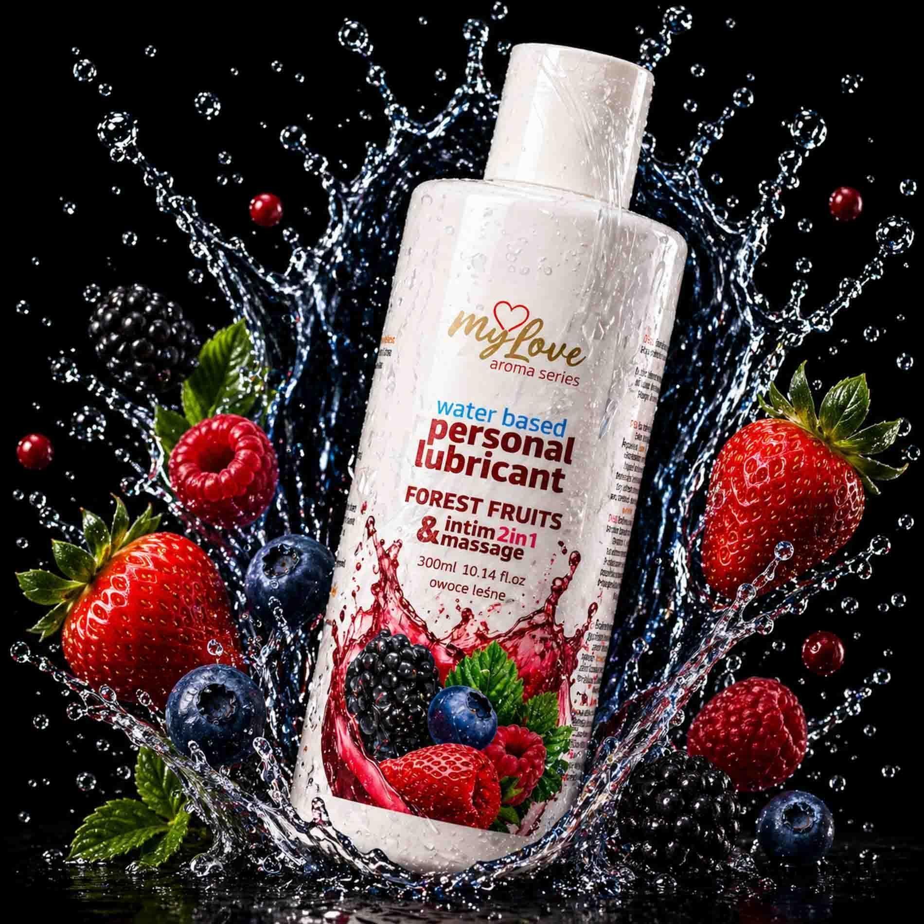 Lubrykant MyLove Aroma Series Intim&Massage 2in1 Forest Fruits, 300 ml