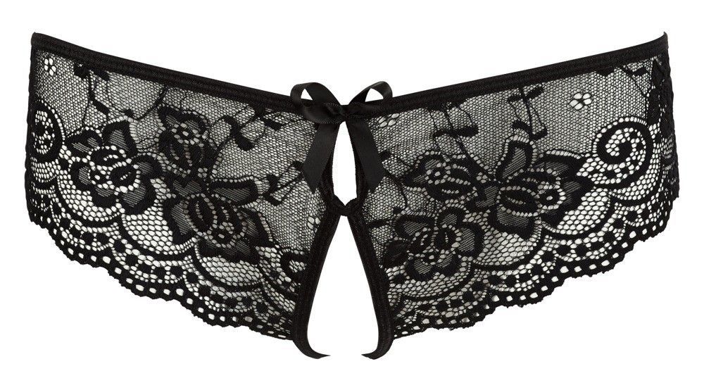 Трусики Cottelli Lingerie otwarte, L (черный)