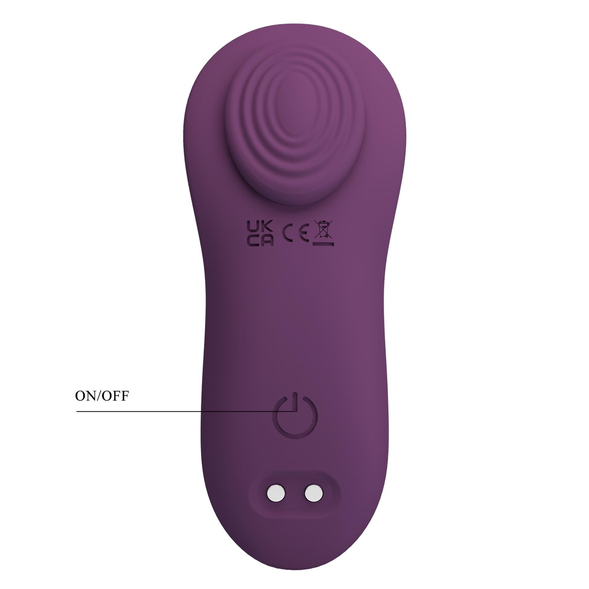 Wibrator do majtek Pretty Love Franz, 11 cm (fioletowy)