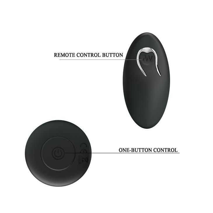 Анальна пробка Mr.Play Vibrating Anal Plug, 12.4 см (чорний)