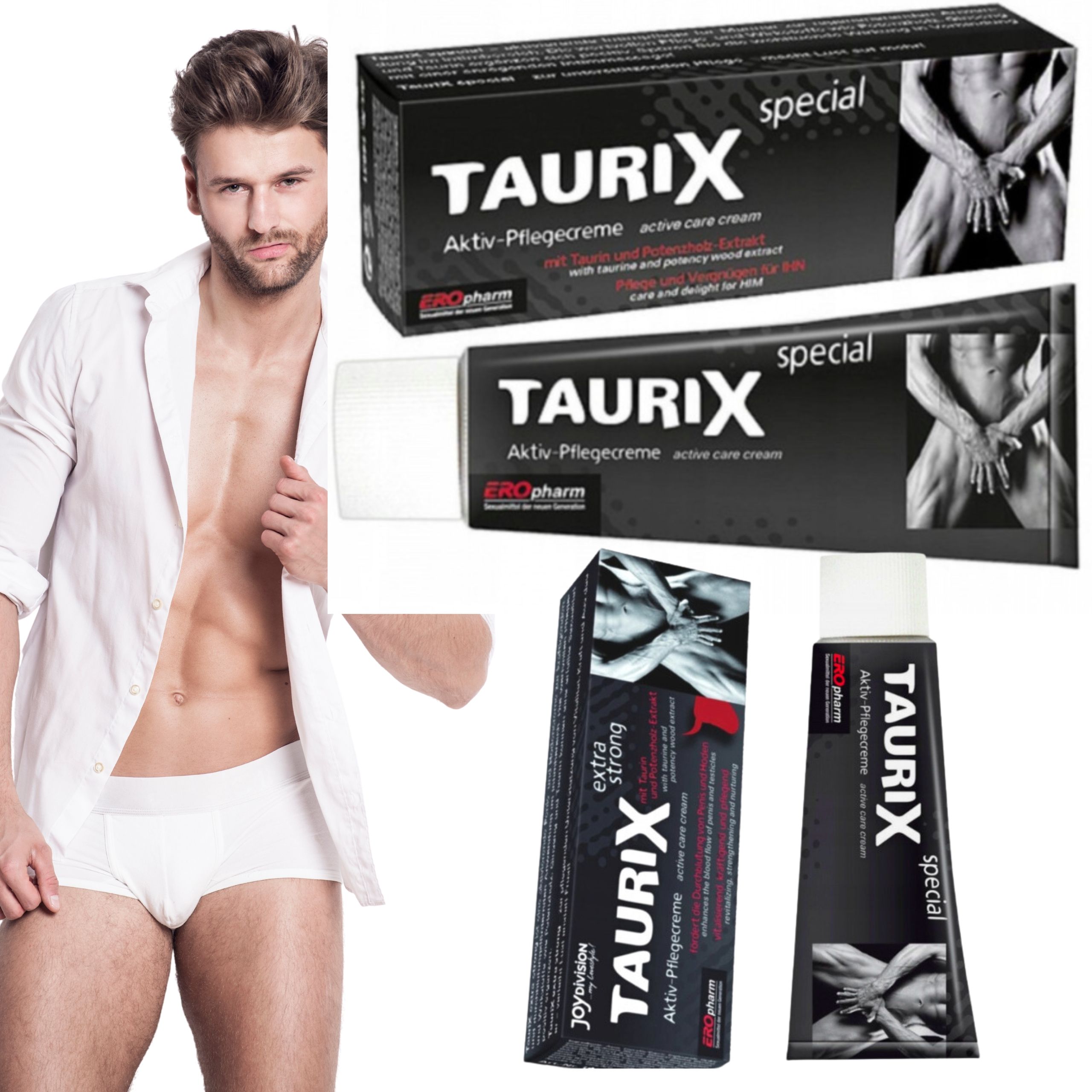 Крем для продления эрекции Joydivision TauriX extra strong, 40 мл