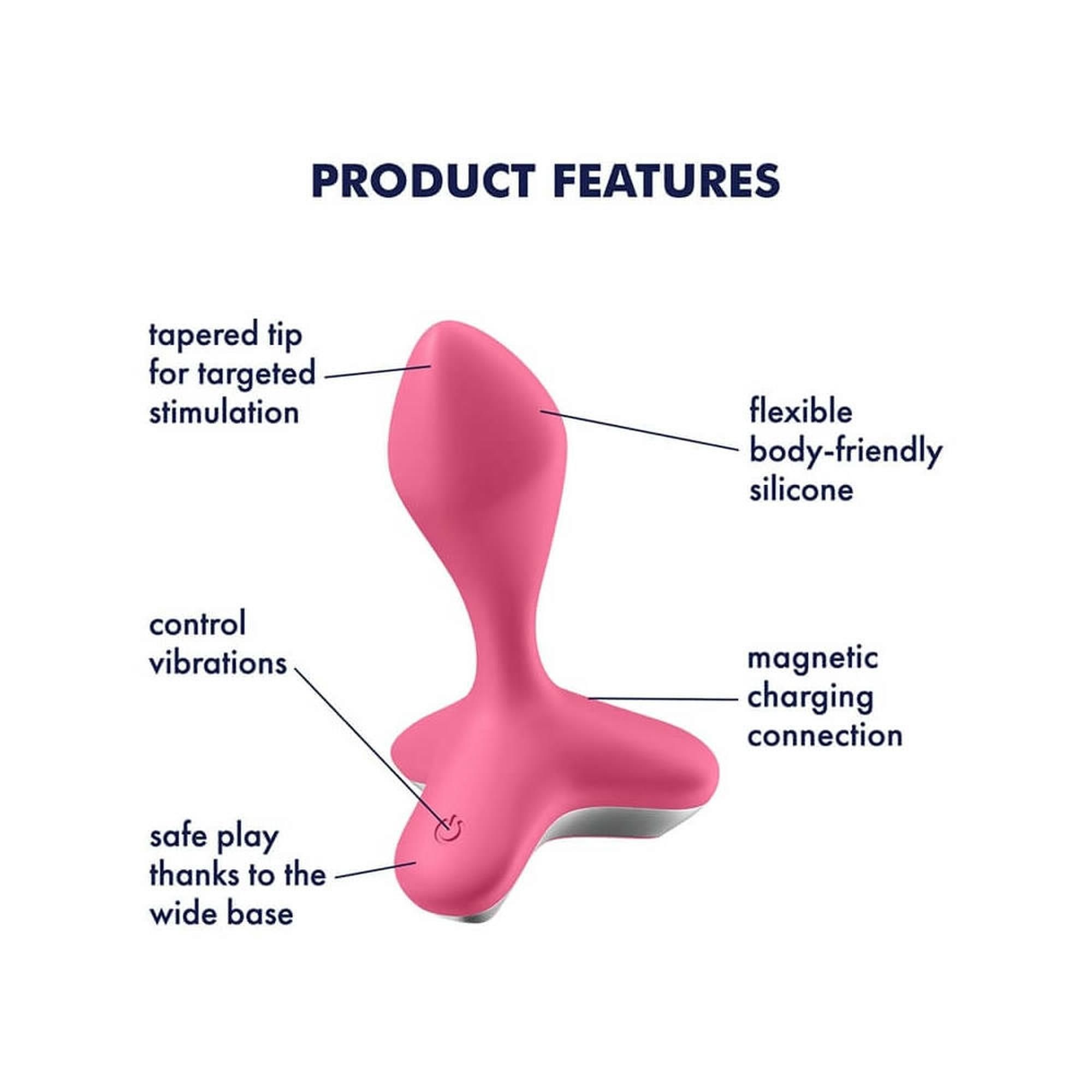 Анальна пробка Satisfyer Game Changer, 11.5 см (рожевий)