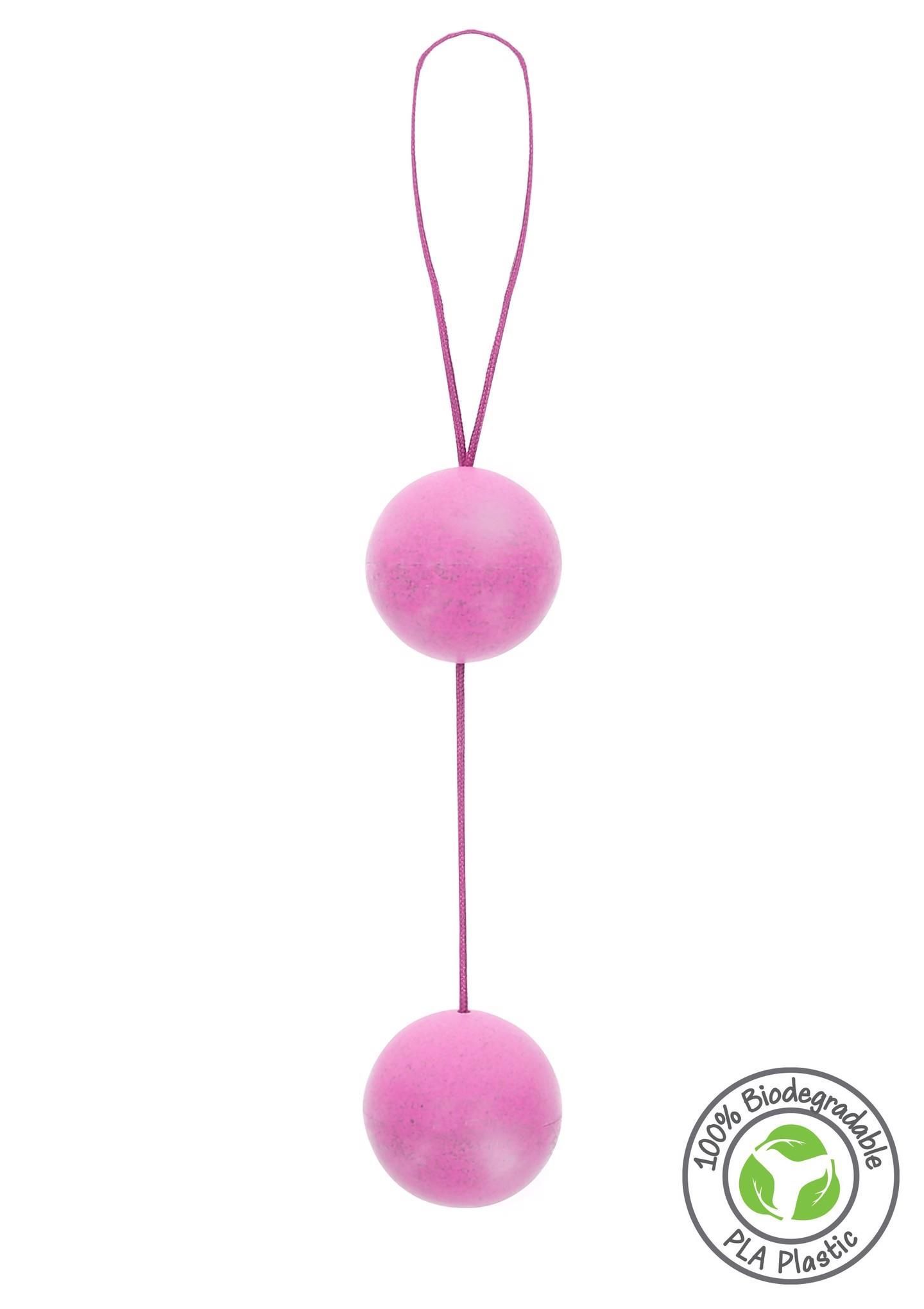 Вагинальные шарики Fuck Green Sphere Balls, 3,2 см (розовый)