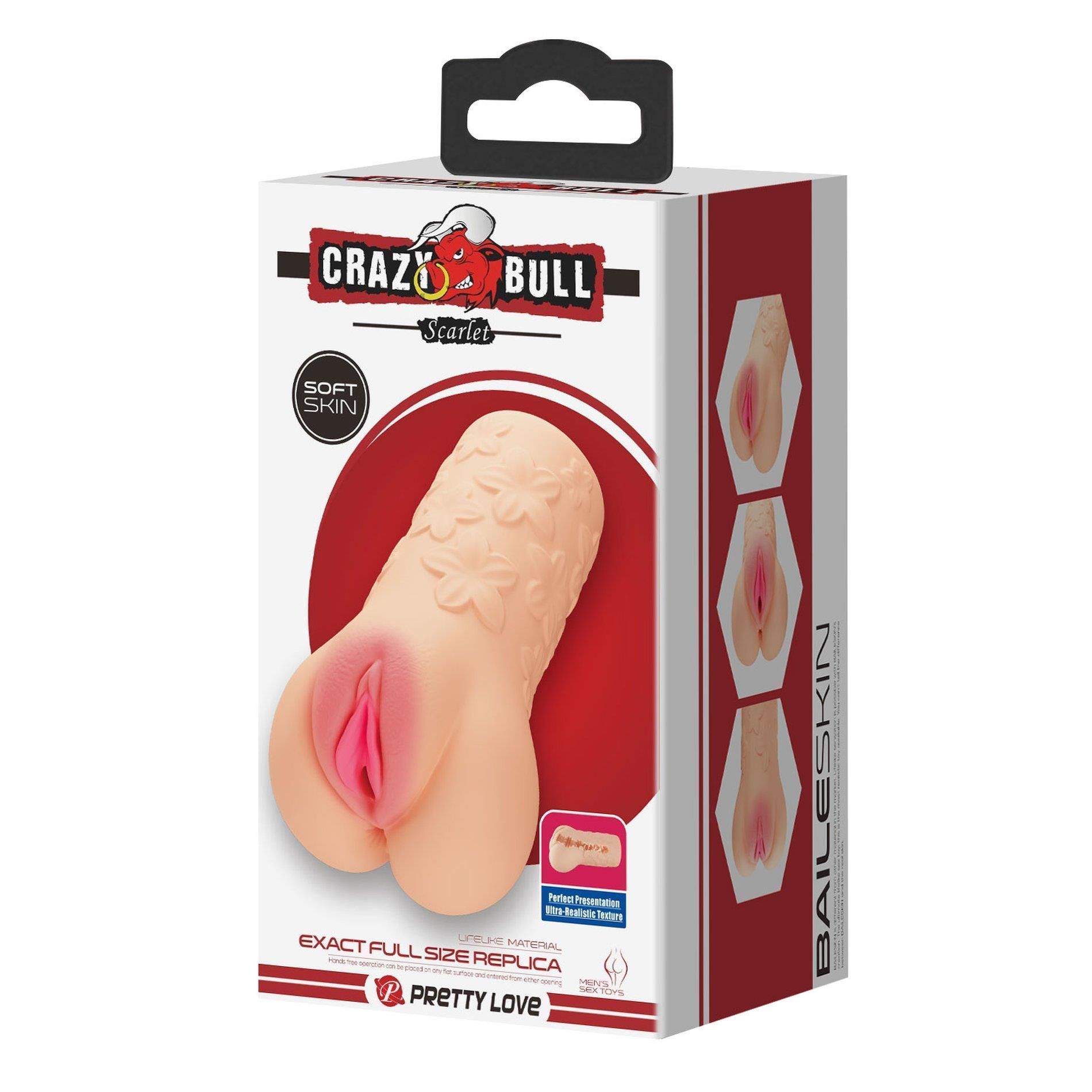 Мастурбатор Crazy Bull Scarlet (телесный)