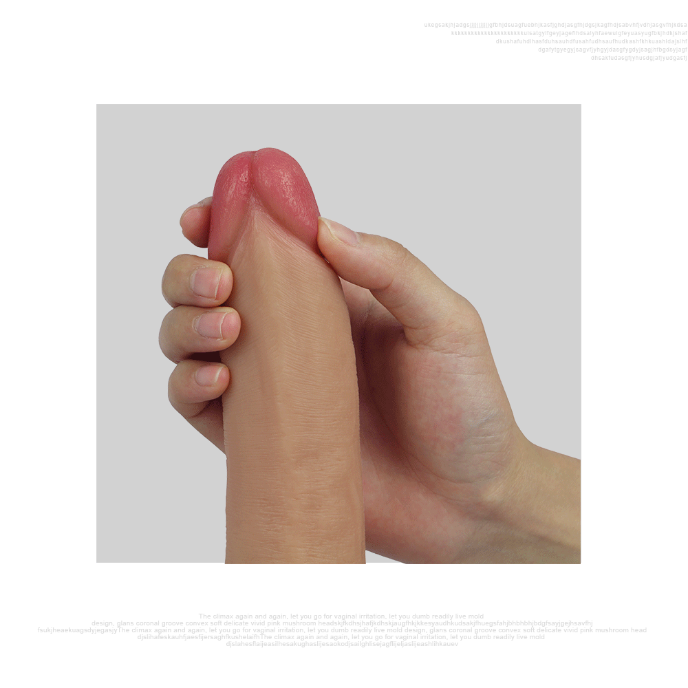 Фаллоимитатор Dual layered Platinum Silicone, 20,5 см (телесный)