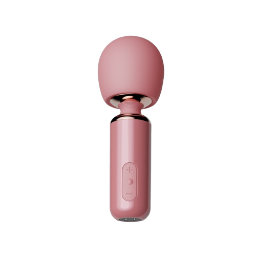 Вибромассажер Qingnan No.5 Powerful Mini Wand, 18,3 см (розовый)