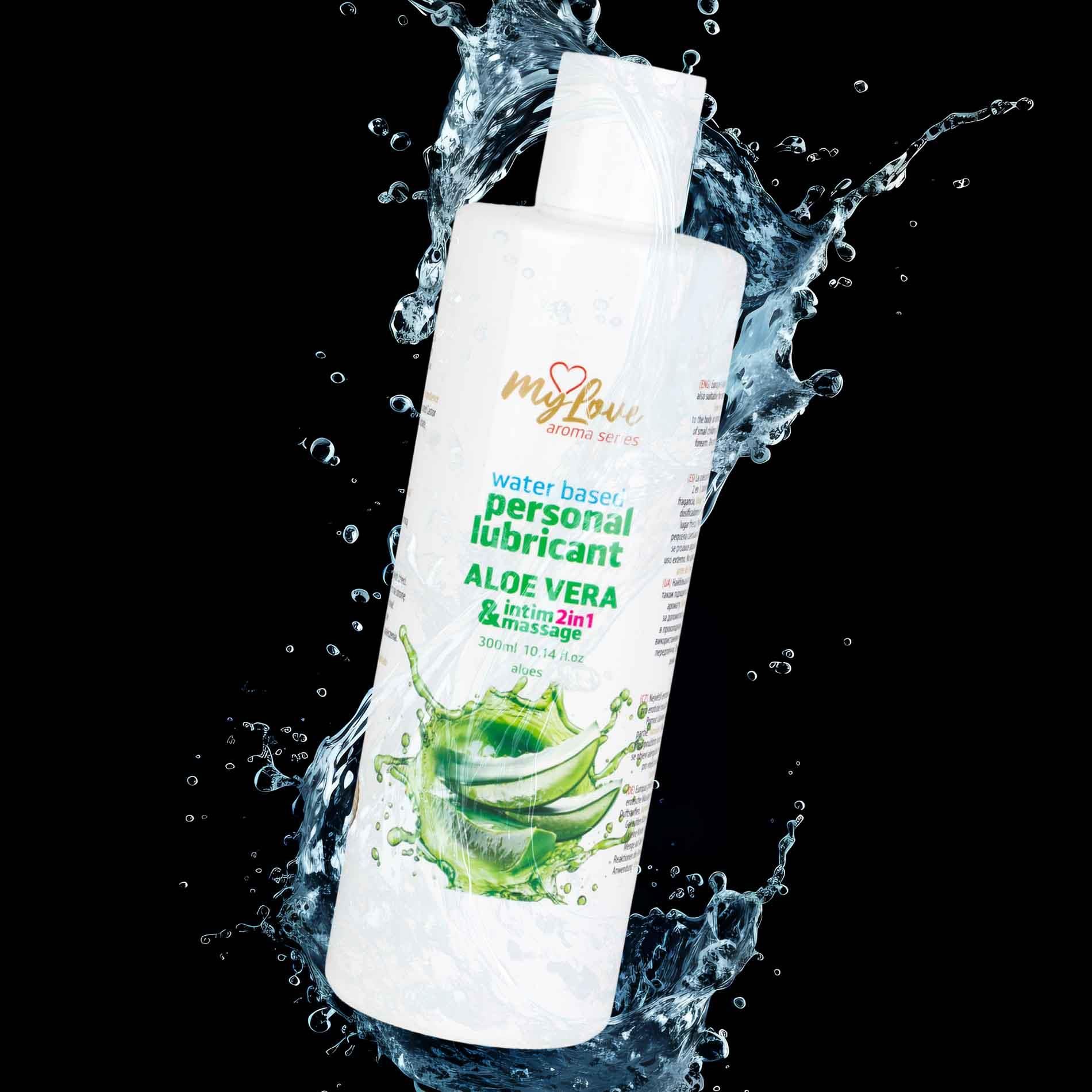 Лубрикант MyLove Aroma Series Intim&Massage 2in1 Aloe Vera, 300 мл