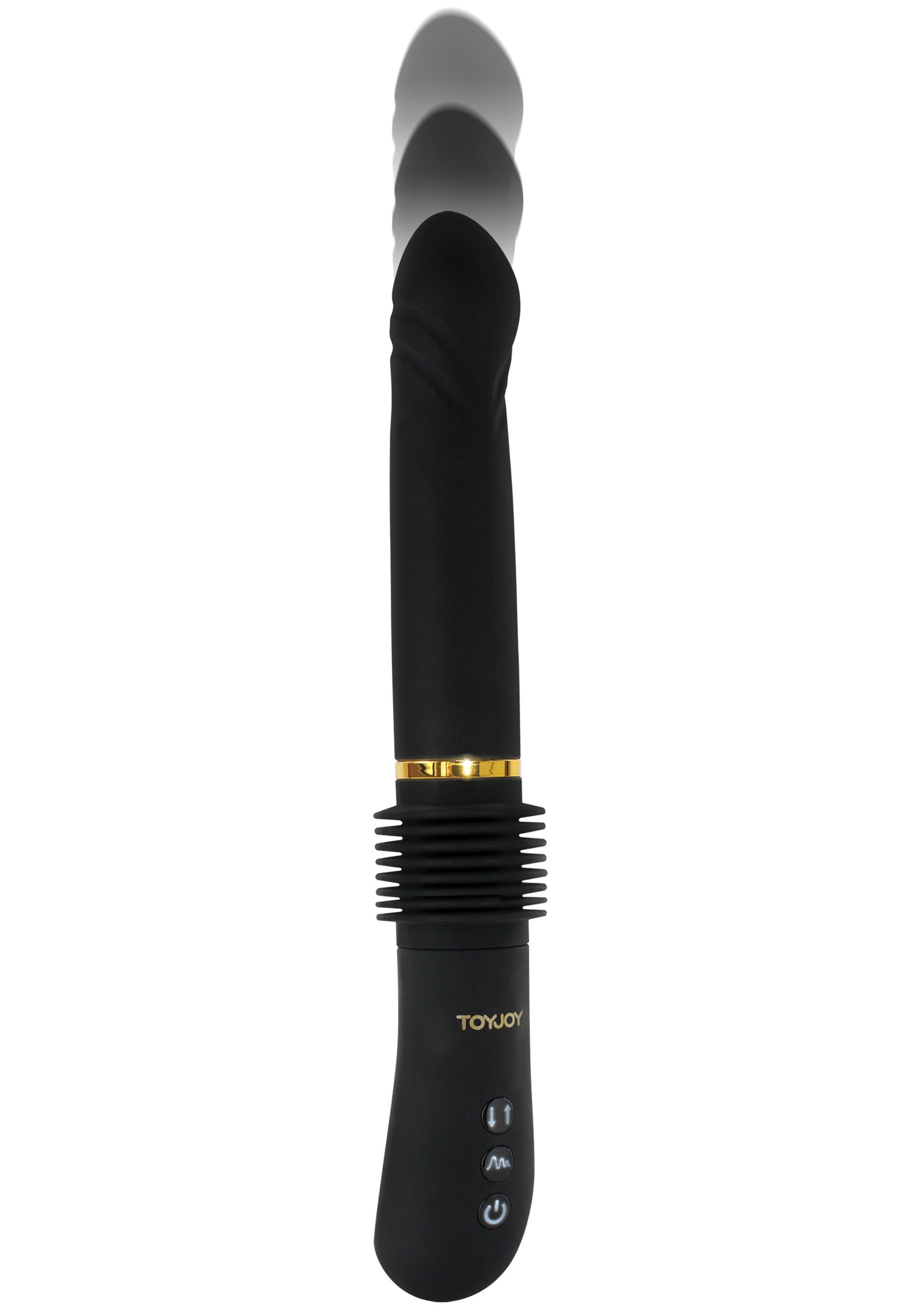 Вибратор Toy Joy Magnum Opus Thruster, 30 см (черный)