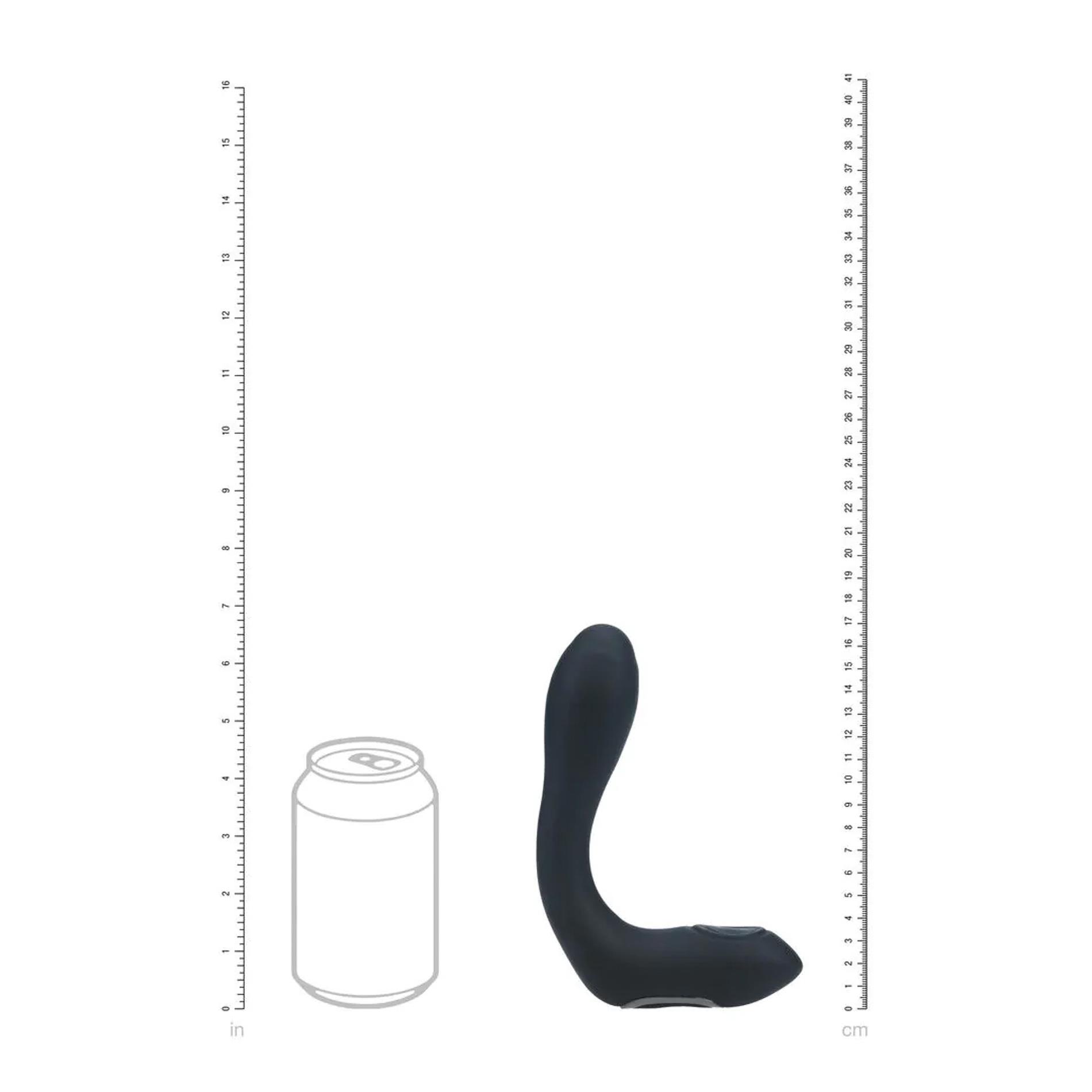 Shots Rechargeable Bendable Prostate Stimulator - Stymulator prostaty, Czarny