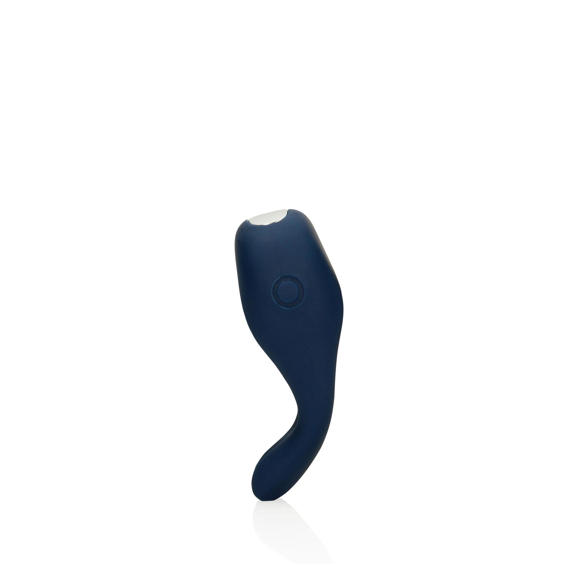 Виброкольцо Loveline Pointed Vibrating Cock Ring, 8 см (синий)