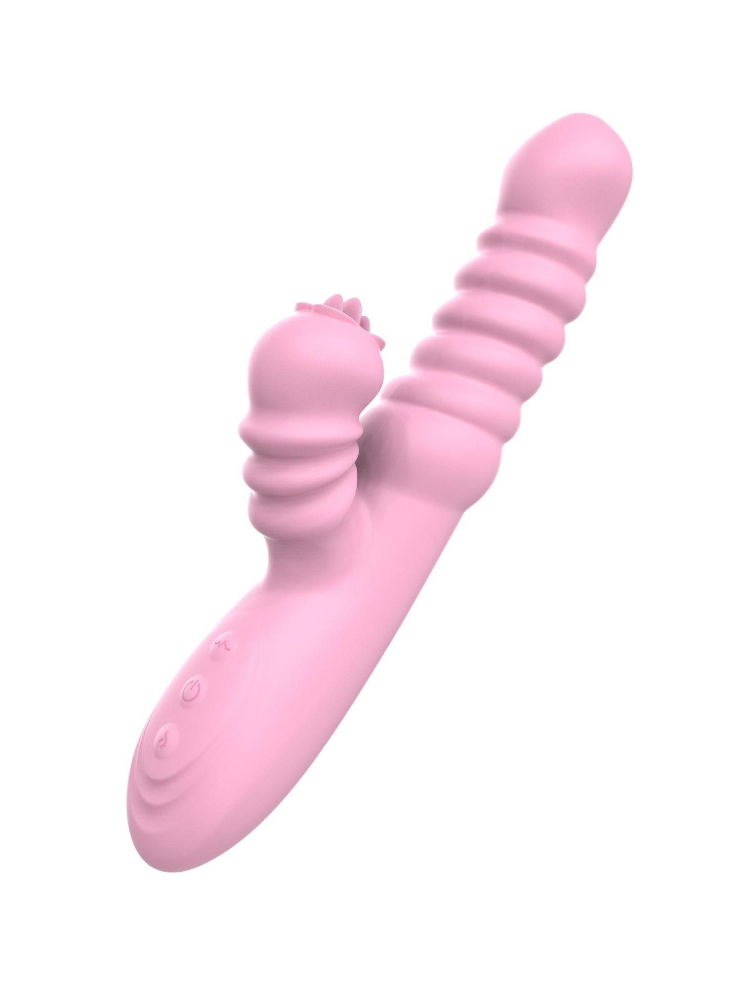 Вибратор B-Series Lyla Vibrating Spear USB, 21 см (розовый)