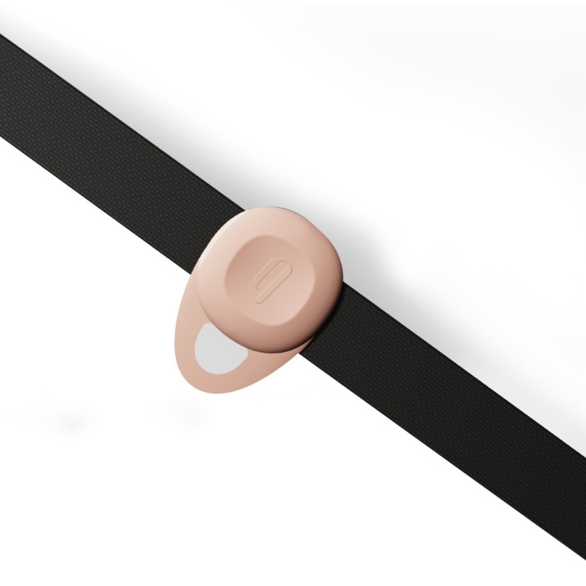 Qingnan No.2 Vibrating Nipple Clamps and Choker Set - Zaciski na sutki, Różowy, 86 cm