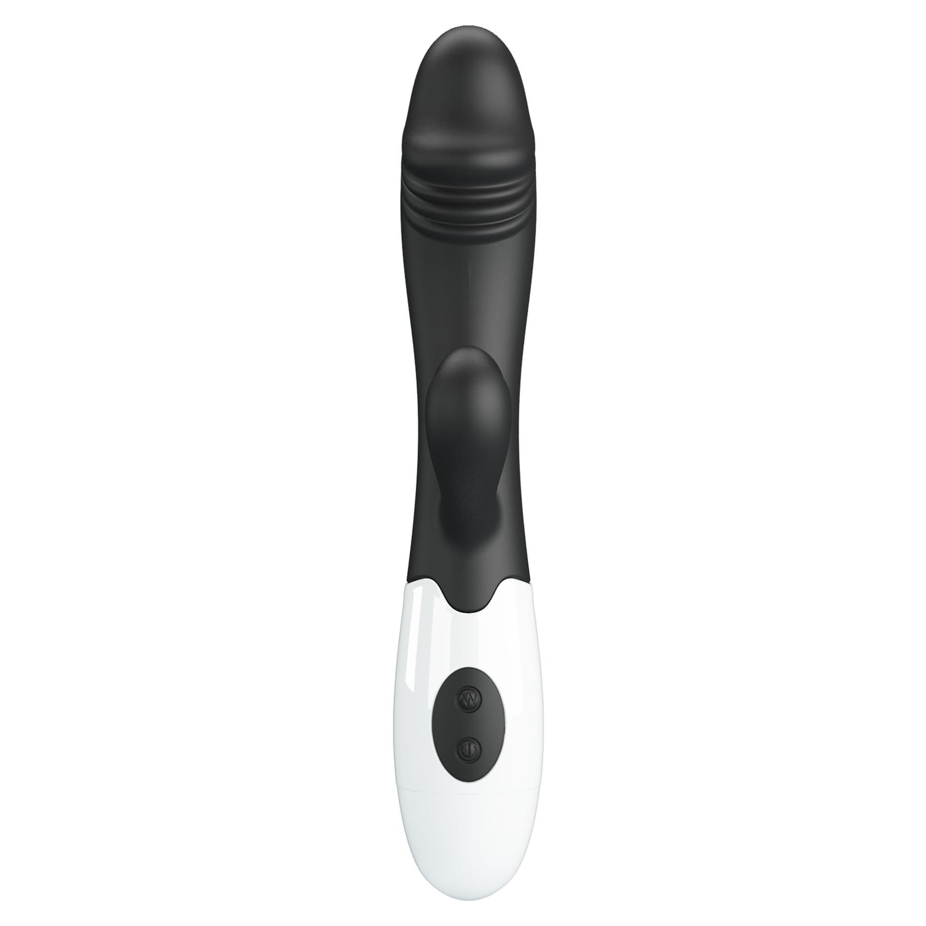 Wibrator królik Pretty Love Snappy, 19 cm (czarny)