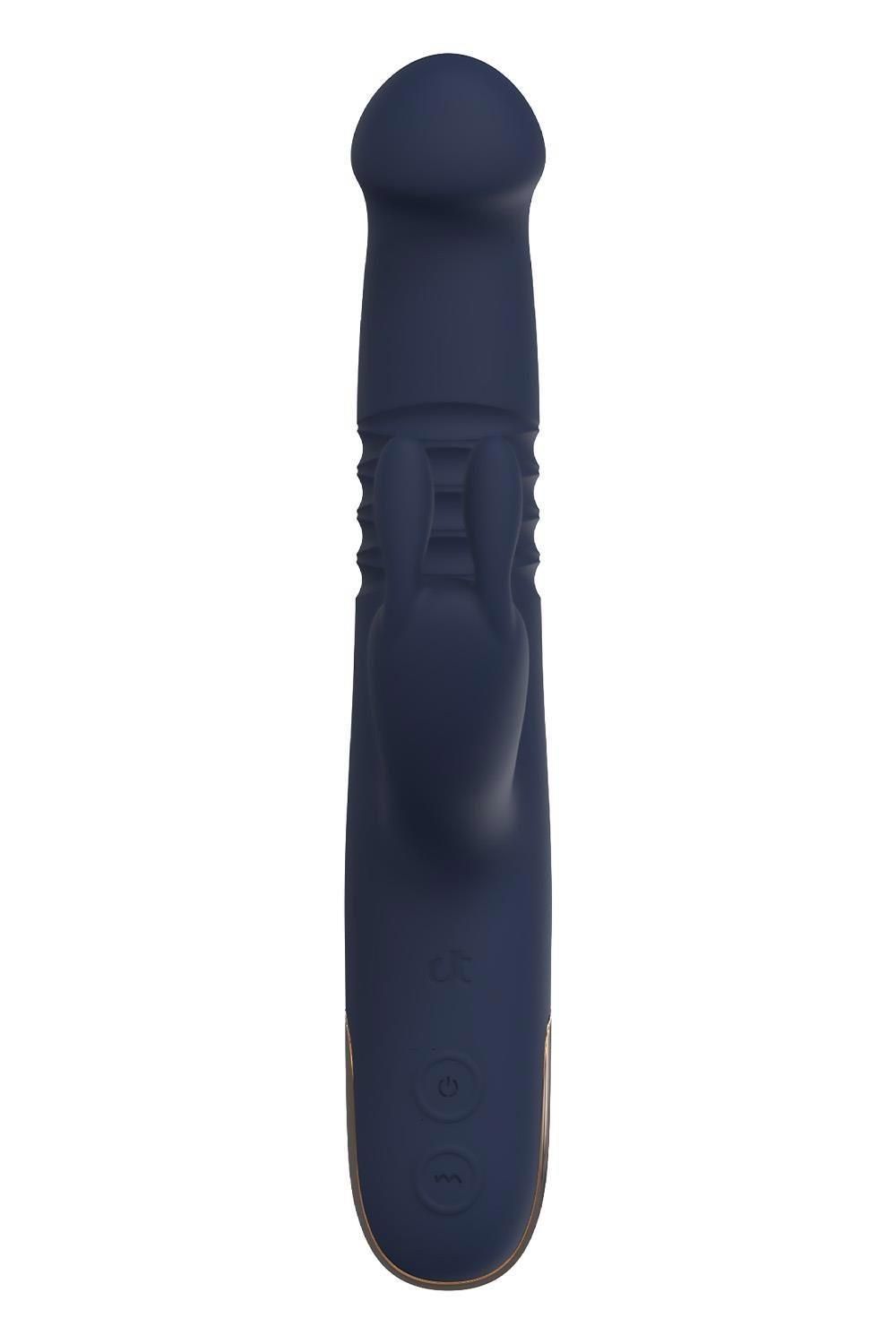 Wibrator królik Dreamtoys Goddess Fhaedra, 22.4 cm (niebieski)