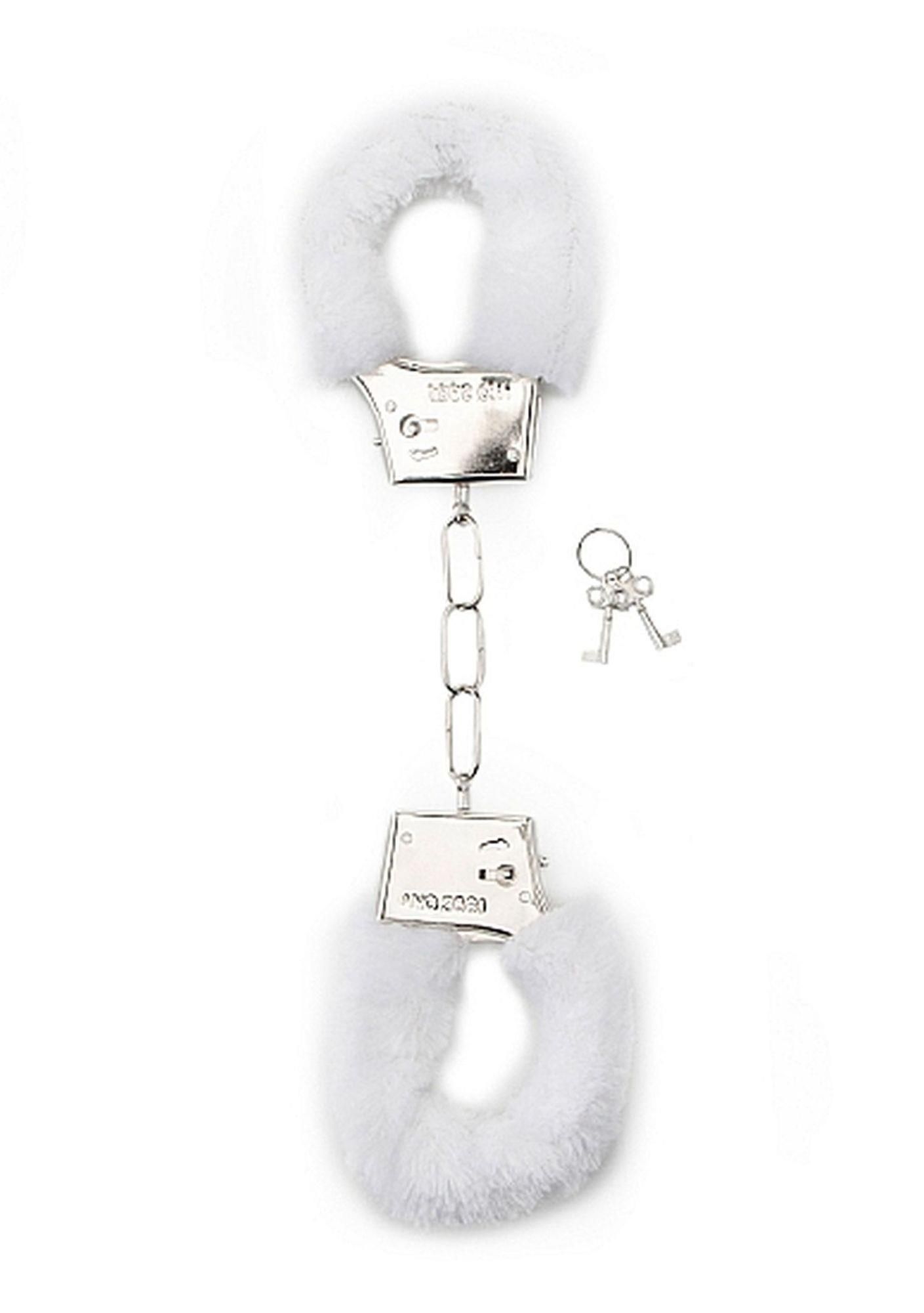 Kajdanki ShotsToys Handcuffs Furry (biały)