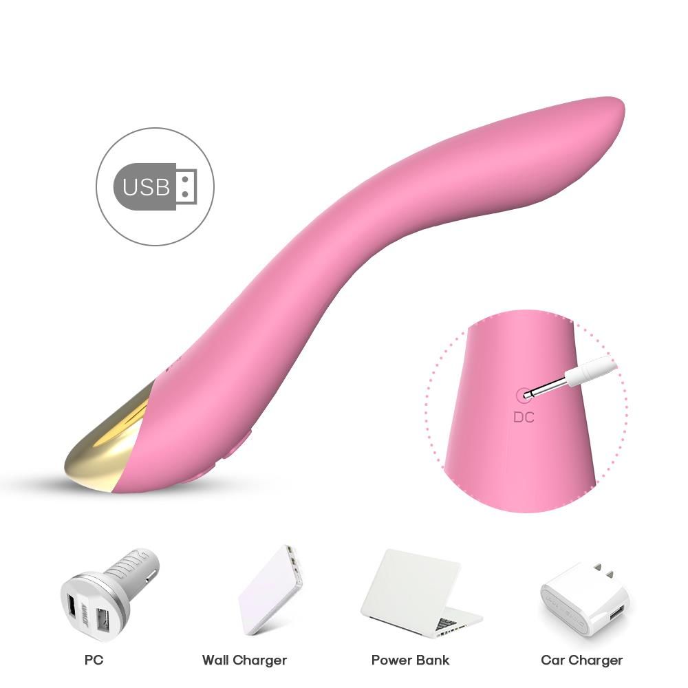 Вибратор Boss Series Flamingo, 22 см (розовый)